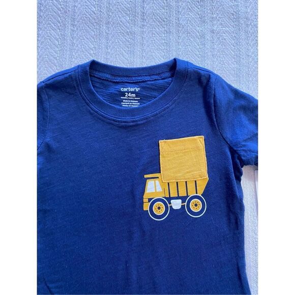 CARTER’S 2 Pc Boys 18 Months Short Set - Picture 4 of 7